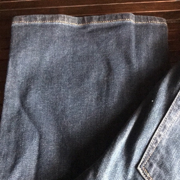 🚨B2G1 New LAUREN RALPH LAUREN Blue Tan Thread Denim Slim Fit Straight Leg Jeans - Picture 2 of 4